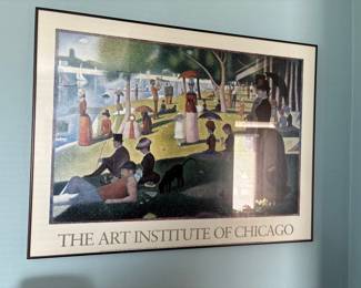 Art Institute of Chicago framed poster