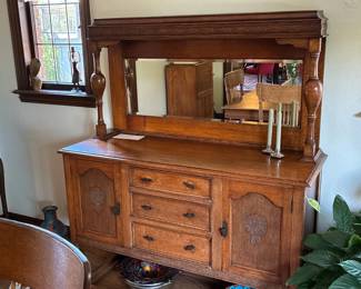 Vintage side hutch