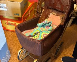 Vintage doll stroller