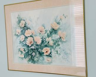 Beautiful vintage floral art 