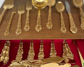 Gold flatware 