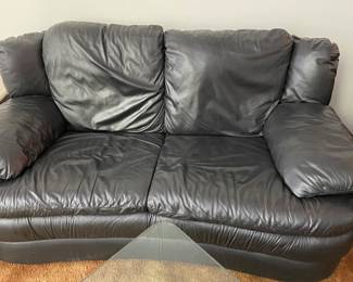 Natuzzi Leather Loveseat