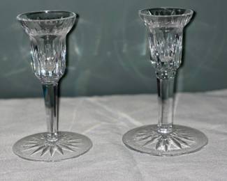 waterford candle holders
