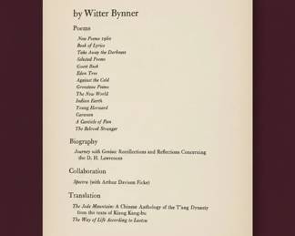 New Poems by Witter Bynner fourth image