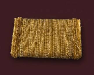 Vintage Walborg Gold Beaded Clutch Evening Bag, Hong Kong second image