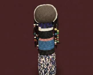 Ndebele or Sangoma Beaded Doll