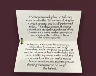 Korean Talnori Mask Gaksi Character third image