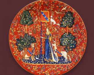 Haviland Limoges La Dame la Licorne Decorative Plate