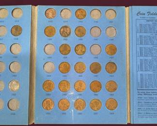Whitman OneAYear Cent Collection Coin Folder