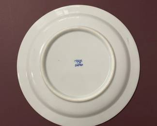 Vintage Japanese Blue and White Dragon Plate second image