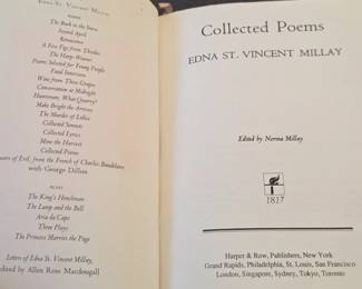 Collected Poems of Edna St. Vincent Millay third image