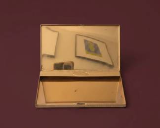 Evans Case Company GoldPlated Business Card Holder third image