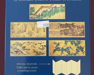 The Metropolitan Museum of Art Japanese Screens Notecards featuring Ogata Korins Irises second image