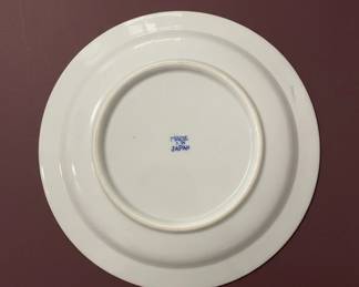 Vintage Japanese Blue and White Dragon Plate second image