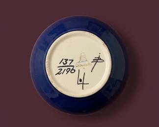 Royal Copenhagen Tenera Faience Bowl by IngeLise Koefoed second image