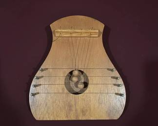 Wooden Door Harp