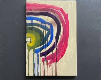 Abstract Drip Painting