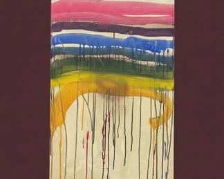 Abstract Drip Painting