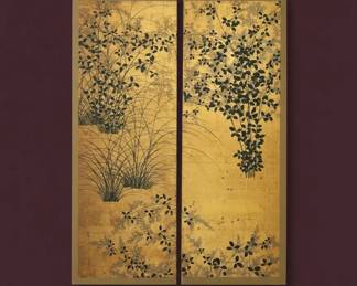 The Metropolitan Museum of Art Japanese Screens Notecards featuring Ogata Korins Irises third image