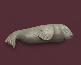 Inuit Carved Stone Seal Figurine