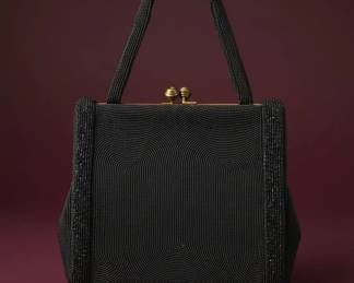 Walborg Made in Belgium by hand Beaded Handbag