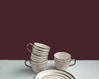 Set of Lenox Montclair Teacups and Saucers