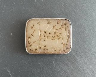Carved Jade Pendant and Plaque