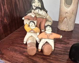 Cochiti Pueblo Storyteller Pottery Figurine
