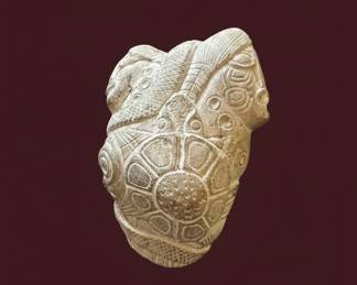 Taino Carved Stone Zemi Figure