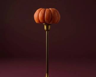 Pumpkin Taper Candle Holder