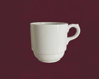 White Porcelain Demitasse Cups second image