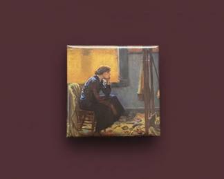 Sunshine in the Blue Room by Anna Ancher