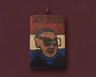 HandPainted Wooden Pendant of Archbishop Oscar Romero