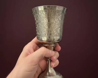 Set of World Gift ZY India SilverPlated Goblets second image