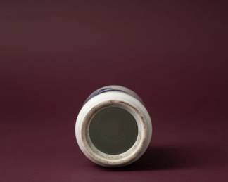 Chinese Blue and White Porcelain Snuff Bottle with Dragon Motif, likely Republic Period third image