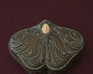 Art Nouveau Princess Butterfly Style Box