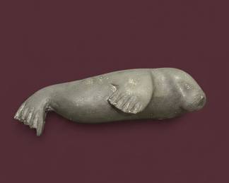 Inuit Carved Stone Seal Figurine