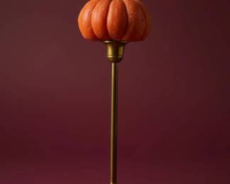 Vintage Pumpkin Candlestick Holder