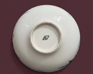 Vintage Ceramic Bowl with Diamond Mark