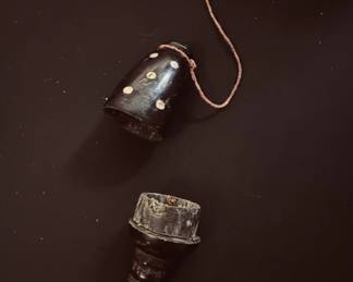 Antique Wooden Plumb Bob with String