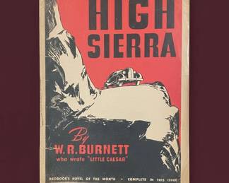 Redbooks Novel of the Month High Sierra by W.R. Burnett