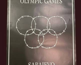 Welcome to Olympic Games Sarajevo Poster Design Trio Sarajevo