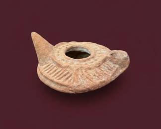 Ancient Roman or Byzantine Oil Lamp second image