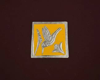 Hummingbird Appliqu Decorative Panel