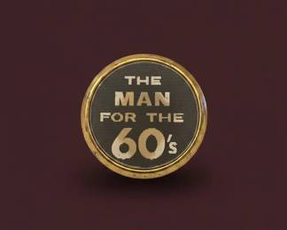 Vintage John F. Kennedy The Man for the s Lenticular Flasher Pin