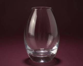 Clear Glass Bud Vase Made in Poland