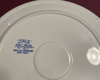 Blue Willow Pattern Vitrifiled Made in England Plate second image