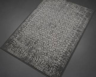 Distressed Medallion Oriental Area Rug