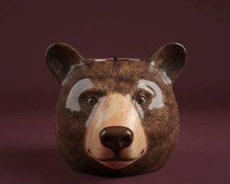 Quail Ceramics Black Bear Jug