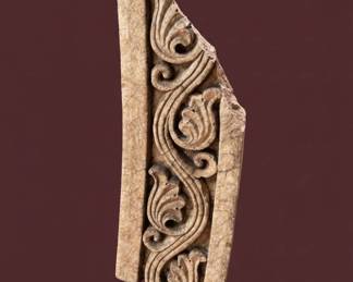 Architectural Fragment with Acanthus Leaf Carving